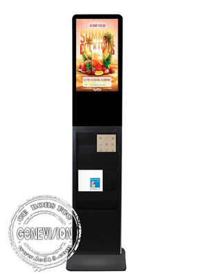 22 Touch Screen Kiosk des Zoll-1080P LCD mit Buch-Regal