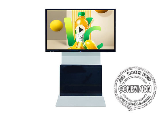 Drehbare Touchscreen-Terminals Bodenstehendes Interaktives Kiosk WLAN Digitale Beschilderung