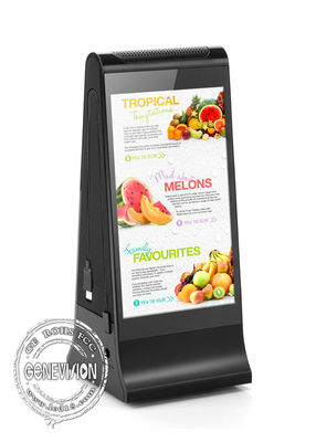 Couchtisch-doppelte mit Seiten versehene Touch Screen WiFi-digitale Beschilderung Androids 8,1