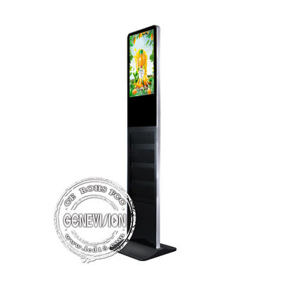 21,5 Zoll LCD-Broschüren-Kiosk mit Broschüren-Haltern
