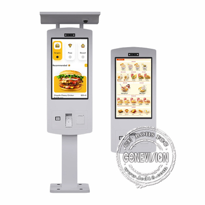 Palmprint Reader Android 10.0 IP65 Touchscreen McDonalds Selbstbedienungs-Bestellmaschine Google Smart Tap