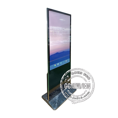 Boden-Stand Wifi 1, Adopt 55Inch RK 3399 Android 10,0 verhärtete das Metalloberteil, antistatisch und verhinderte magnetisches starkes interfer