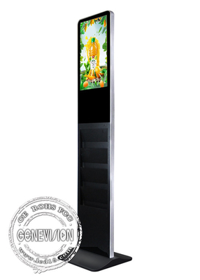 Wechselwirkender 21,5 Stellungs-Touch Screen Kiosk des Zoll-FHD mit Katalog-Broschüren-Halter